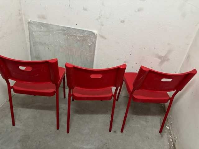 3 cadeiras de exterior