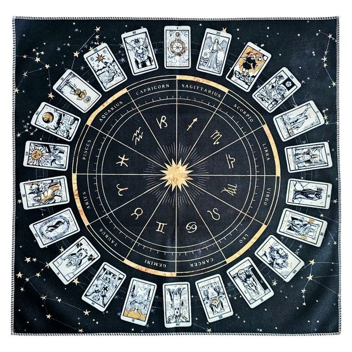 Toalhas  "Mandala Zodíaco Tarot"