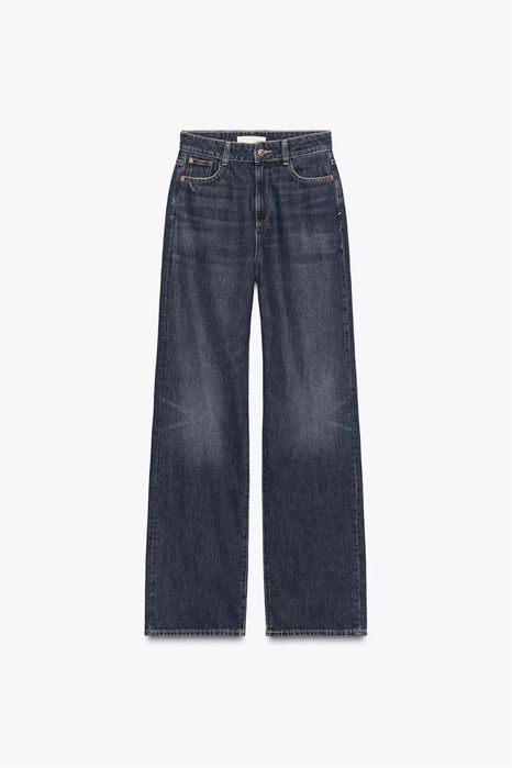 Джинсы Zara straight Full з високою посадкою