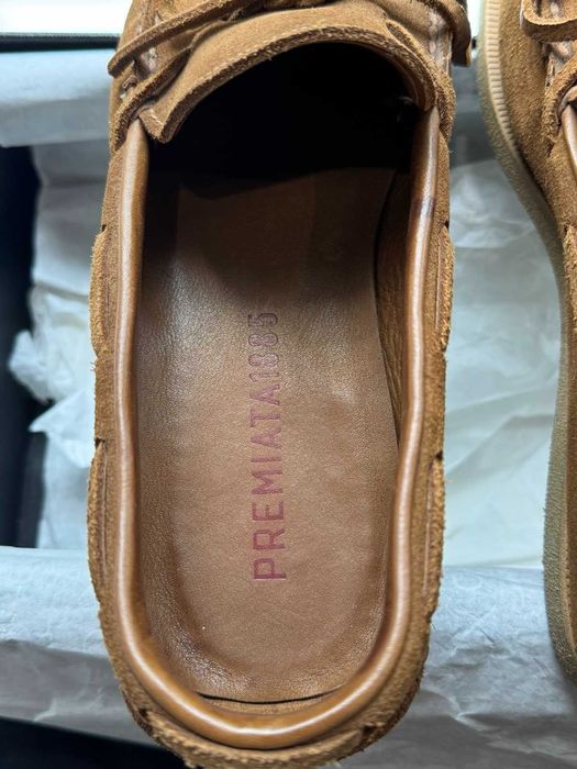 Замшевые мокасины - топсайдеры premiata 1885 оригинал