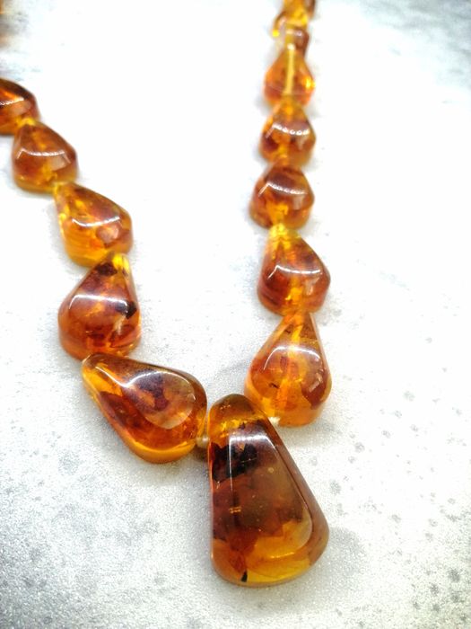 Naszyjnik z bursztynów. Wyprzedaz !