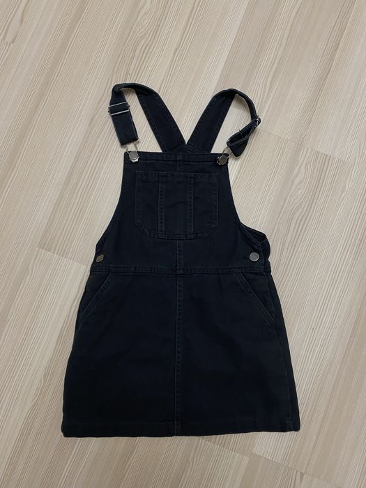 Черный джинсовый сарафан в школу Next 7 лет 122см