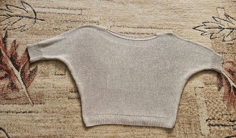 Sweter damski złoty rozmiar S za 6 zł