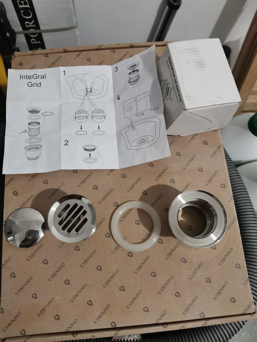 Odpływ, korek syfonu zlewozmywaka