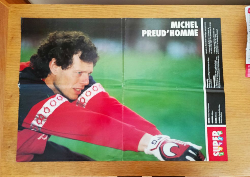 Revista Mundial de 1998 - França 98 + poster de Michel Preud´Homme