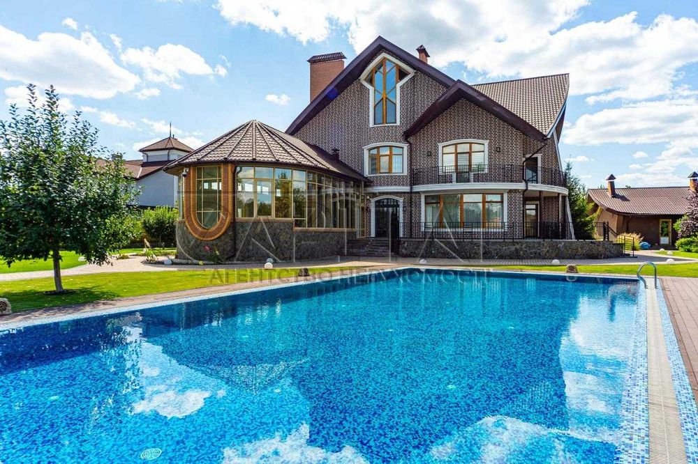 Оренда ПРЕМІАЛЬНОГО будинку Козин ГАЗ БАСЕЙН АВТОНОМНІСТЬ 800 м2 річка