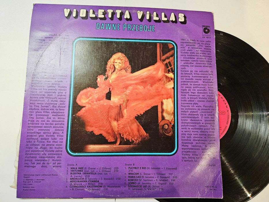 Violetta Villas – Dawne Przeboje – Winyl LP – Muza