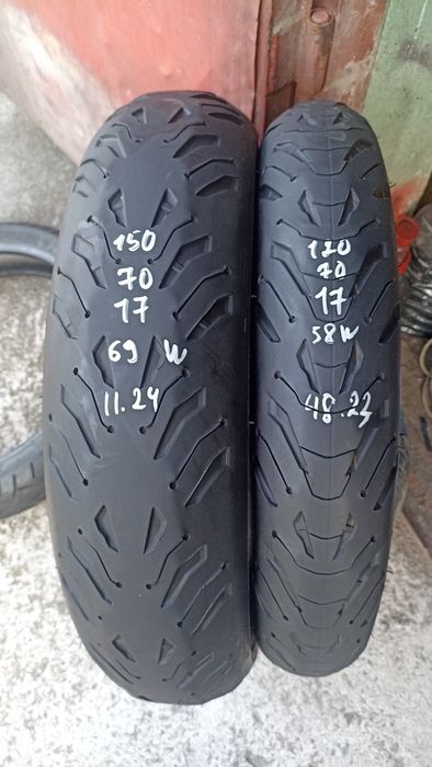 Michelin road 5 6 120 140 150 160 180 190 200 17 мотошина резина скати покришки гума склад 2024