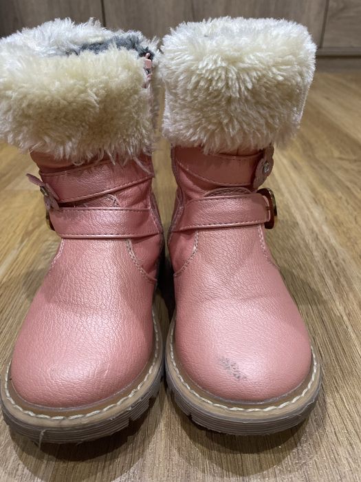 Buty zimowe ocieplane dla dziewczynki rozm 25