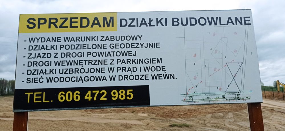 Sprzedam działkę budowlaną