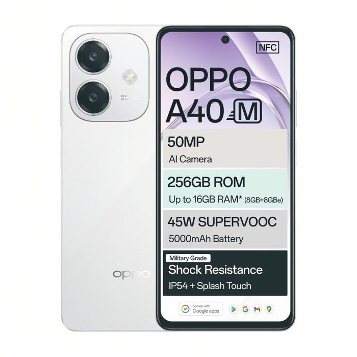 256GB - OPPO A40m - 6.67" - 90Hz - DUAL SIM - 256GB/8GB