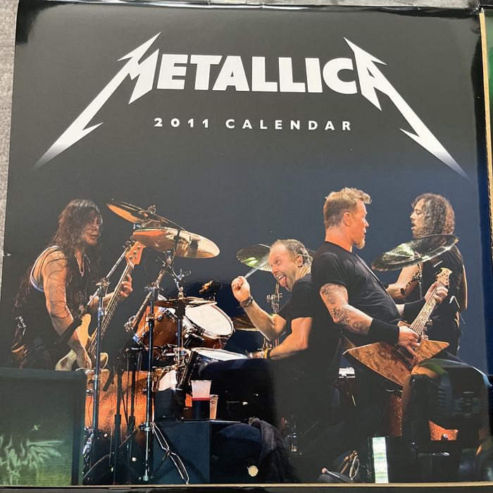 Conjunto de 6 calendários Metallica