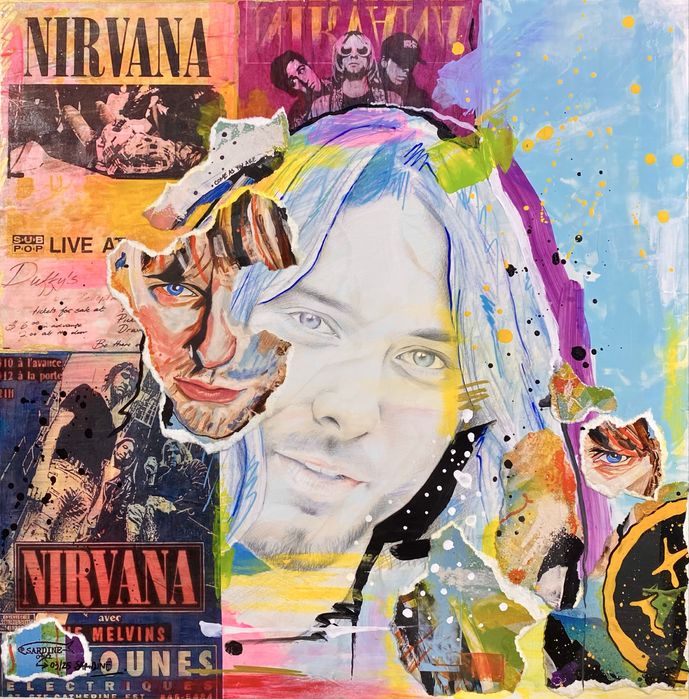 Quadros pintados à mão