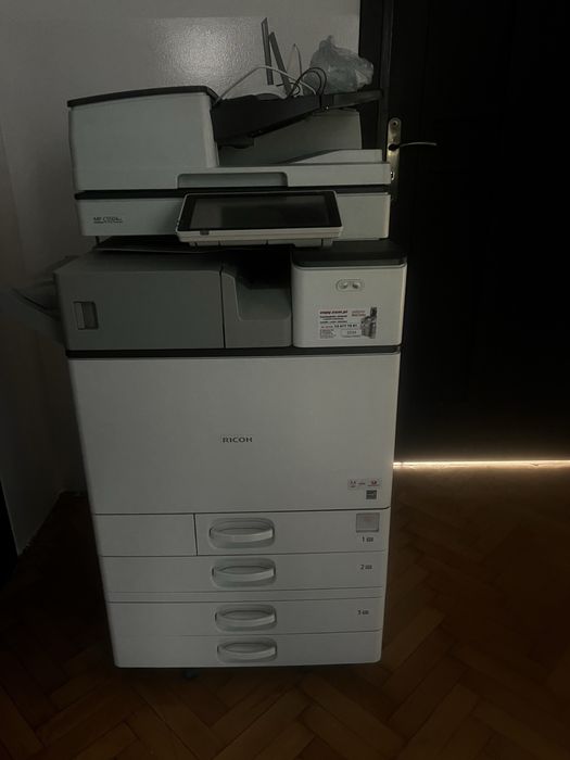 Drukarka wielofunkcyjna Ricoh MP C5504ex, pełne tonery, stan idealny
