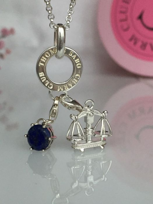 Срібний ланцюжок  Thomas Sabo Charm, Терези, підвіски