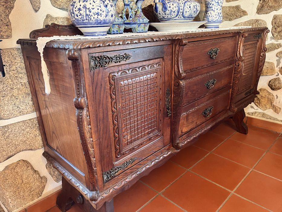 Mobilia sala de jantar rústica