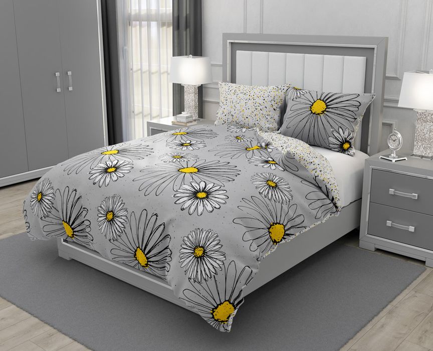 Pościel 200x220 Kwiaty Stokrotka Kwiat Bawełniana
