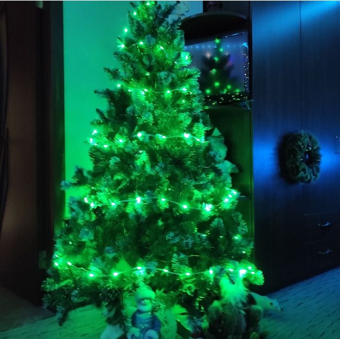 Новогодняя гирлянда на ёлку, новорічніа гірлянда.