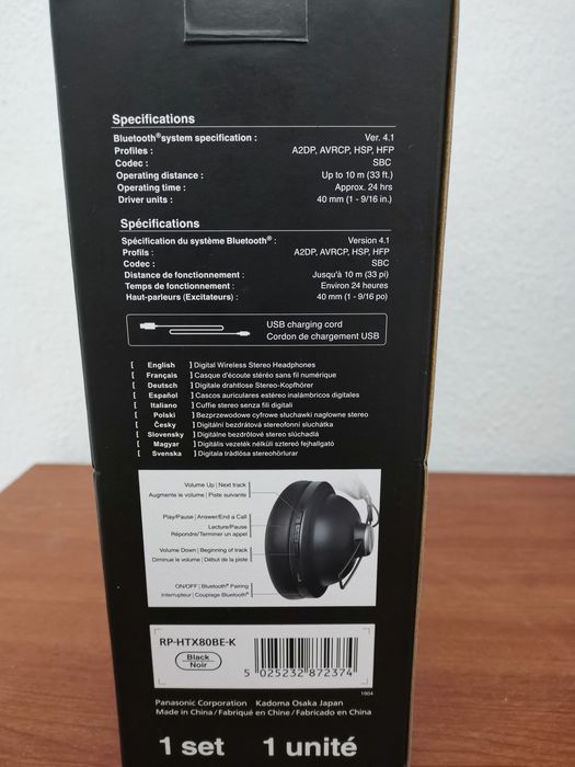 Panasonic Retro Bluetooth Headphones RP-HTX80BE64729966349314121