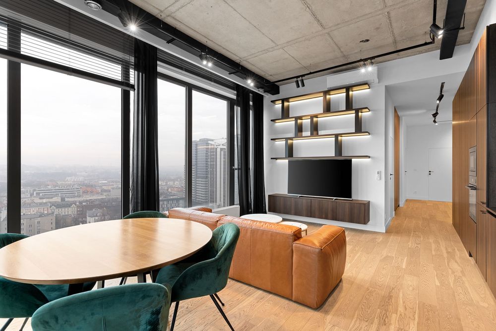luksusowy apartament 112 m² SOKOLSKA TOWERS 16 piętro 2 MIEJSCA PARKING