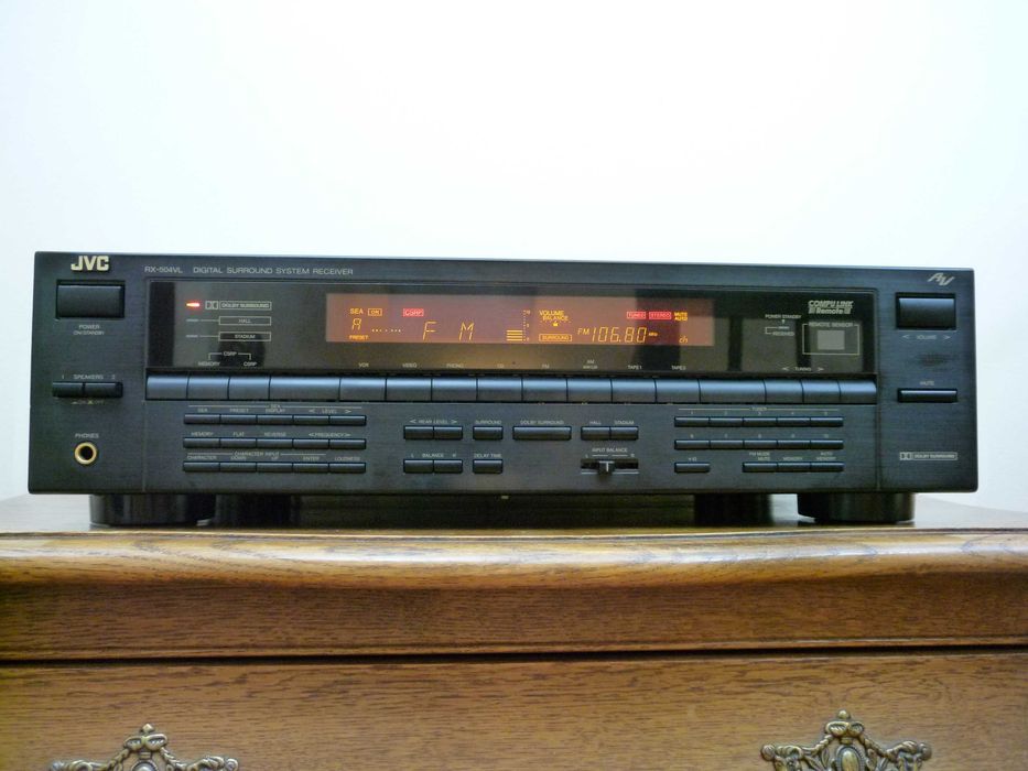 JVC RX-504VL DIGITAL SURROUND SYSTEM kino domowe Japan st. BDB + Pilot