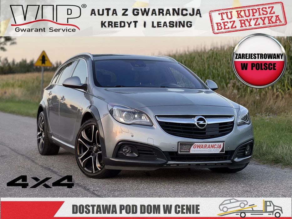 Opel Insignia COUNTRY Tourer 4x4 / PISEMNA GWARANCJA w cenie / Transport / KREDYT