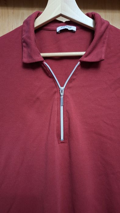 Bluzka S/M rękaw 3/4 burgund