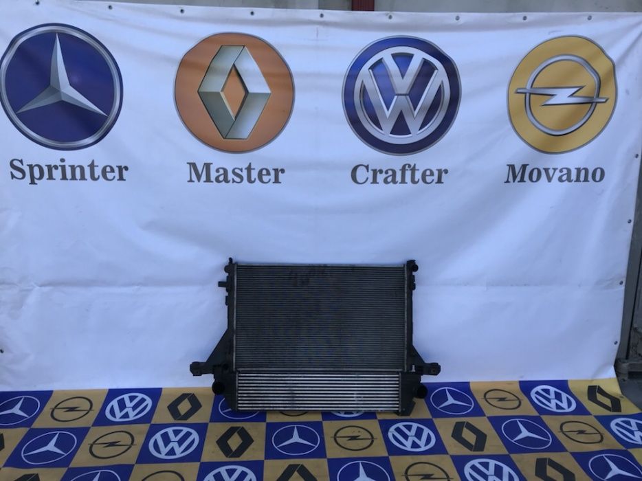 Радиатор водяний Renault Master 3 Мастер Opel Movano Мовано Мотор 2.3