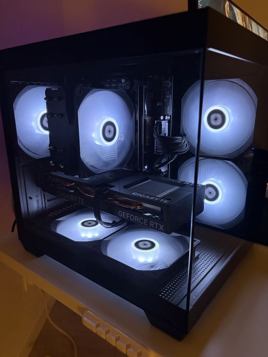 Komputer do gier “akwarium” I5 14500T, 32GB RAM, 1TB SSD, RTX 4060 8GB