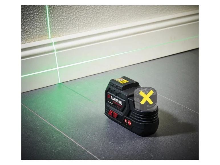 Laser de linhas cruzadas Parkside Performance 12v