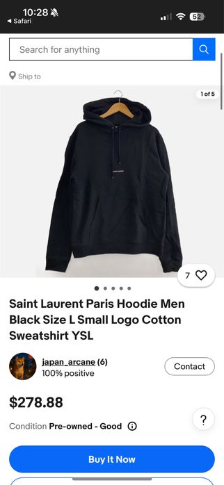 Продам худи Saint Laurent