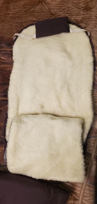 Конверт-накидка на хутрі на санки, коляску (є 2 шт)