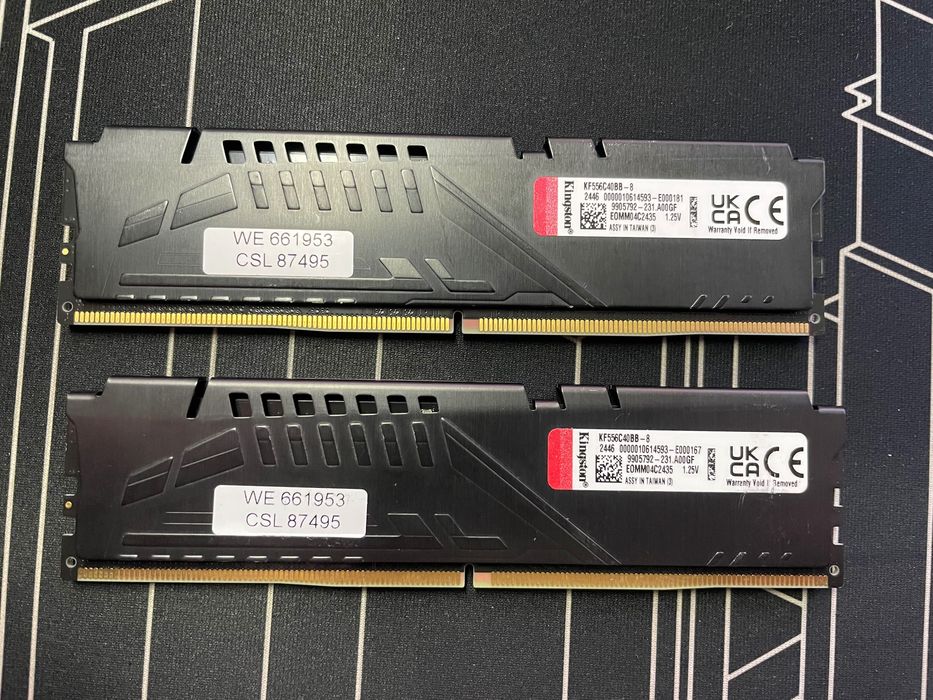 Memórias RAM DDR5 kit 16gb 5600MHZ com fatura de garantia de loja !