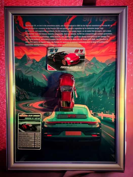 3D Frame para  Hotwheels/ Diecast cars