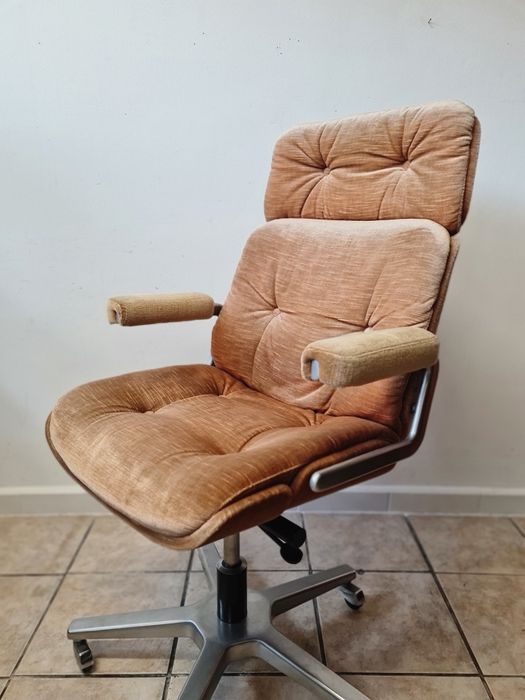 Fotel proj. Martin Stoll Giroflex,lata 60, vintage design Bauhaus