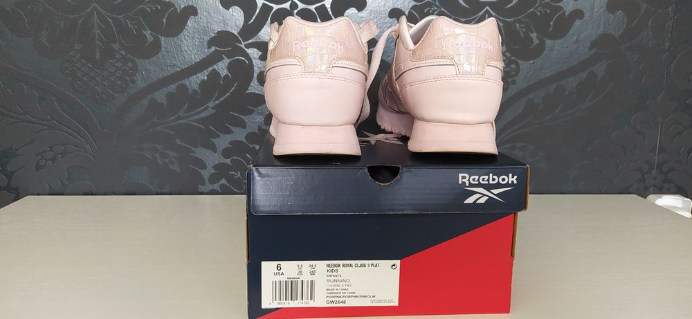 Buty Reebok pudrowy róż