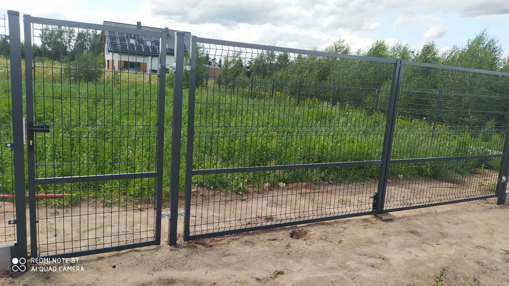 Ogrodzenie panelowe 3D h- 123cm Panel, Podmurówka SUPER CENY
