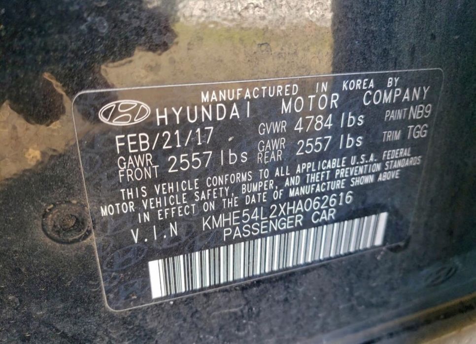 Hyundai Sonata PLUG-IN HYBRID 2017 Limited в дорозі