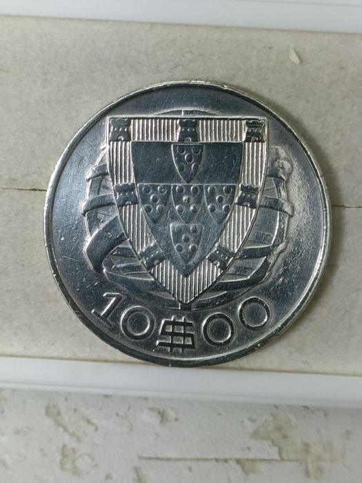 Moeda 10$00 1933 / Prata