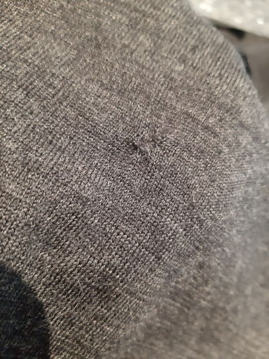 Sweter prl vintage Pelo since 1870 dzianina szary męski dziadek limit