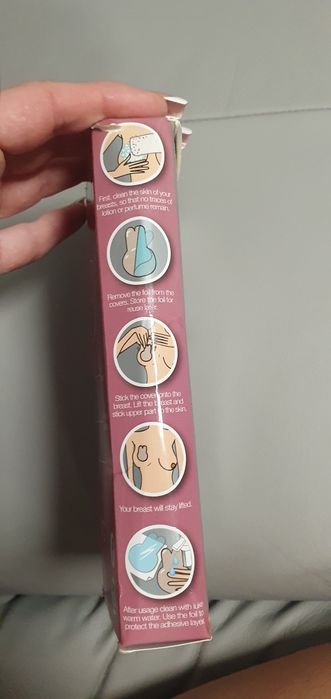 Magic Bodyfashion Przezroczyste silikonowe osłonki unoszące piersiL/xl