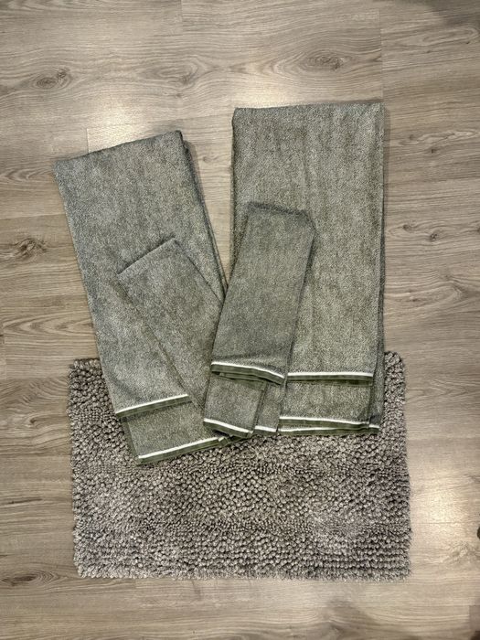 Conjunto de toalhas de banho + toalhas de rosto + tapete