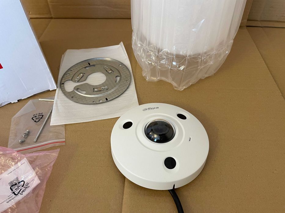 Kamera kopułkowa dome WANDALOODPORNA IP Fish Eye Dahua DH-IPC-EBW81230