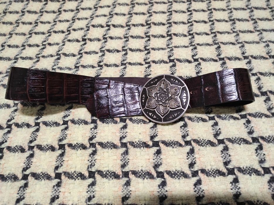 Cinto pele de senhora Massimo Dutti