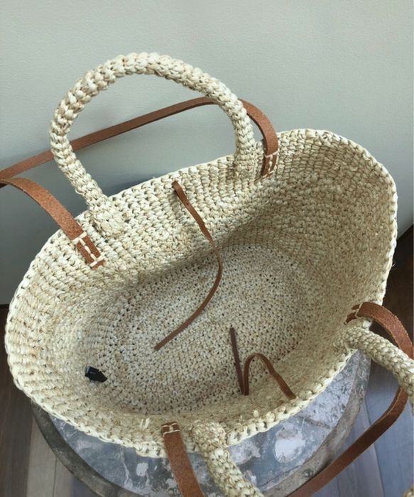 Mala cesto grande natural Bimba y Lola