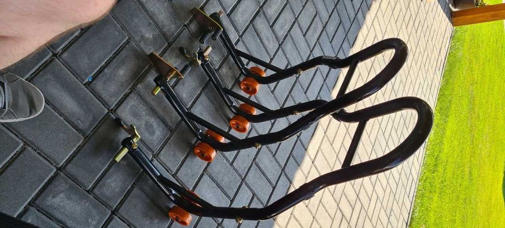 Підкат для мотоцикла мотопідкат підйомник мотоцикла подкат мото вантажність 270кг під маятник та ролики