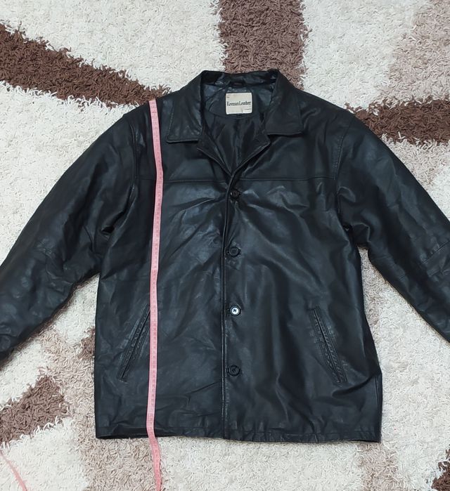 Кожаная мужская куртка. Мужской кожаный пиджак. Мужская курточка