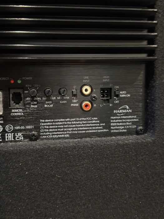 Subwoofer samochodowy Jbl basspro 12 jak nowy pełny zestaw