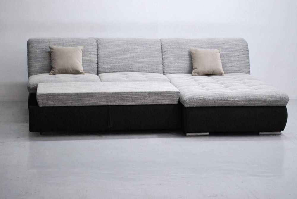 QQQQ SAG DESIGN NAROŻNIK z funkcją spania, rogówka sofa tkanina kanapa