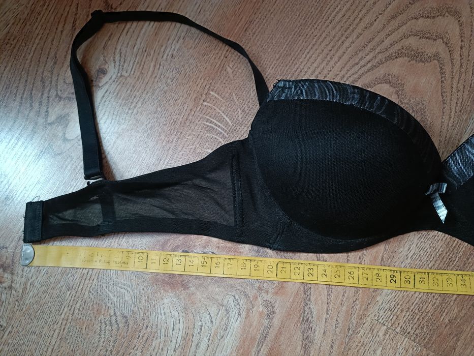 Biustonosz push up Black Fuschia